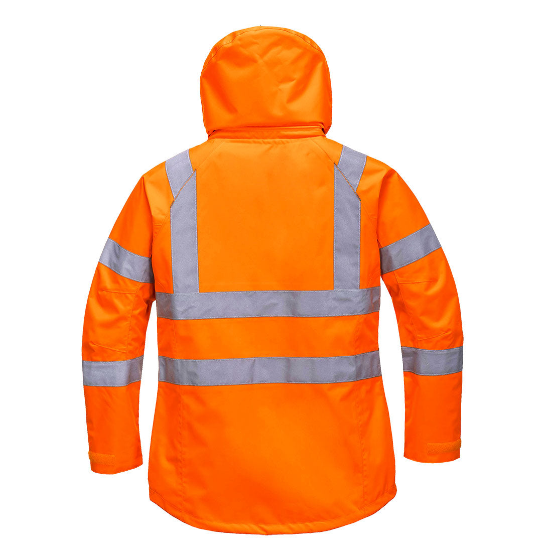 Portwest LW70 Hi-Vis Women's Breathable Rain Jacket Orange_B