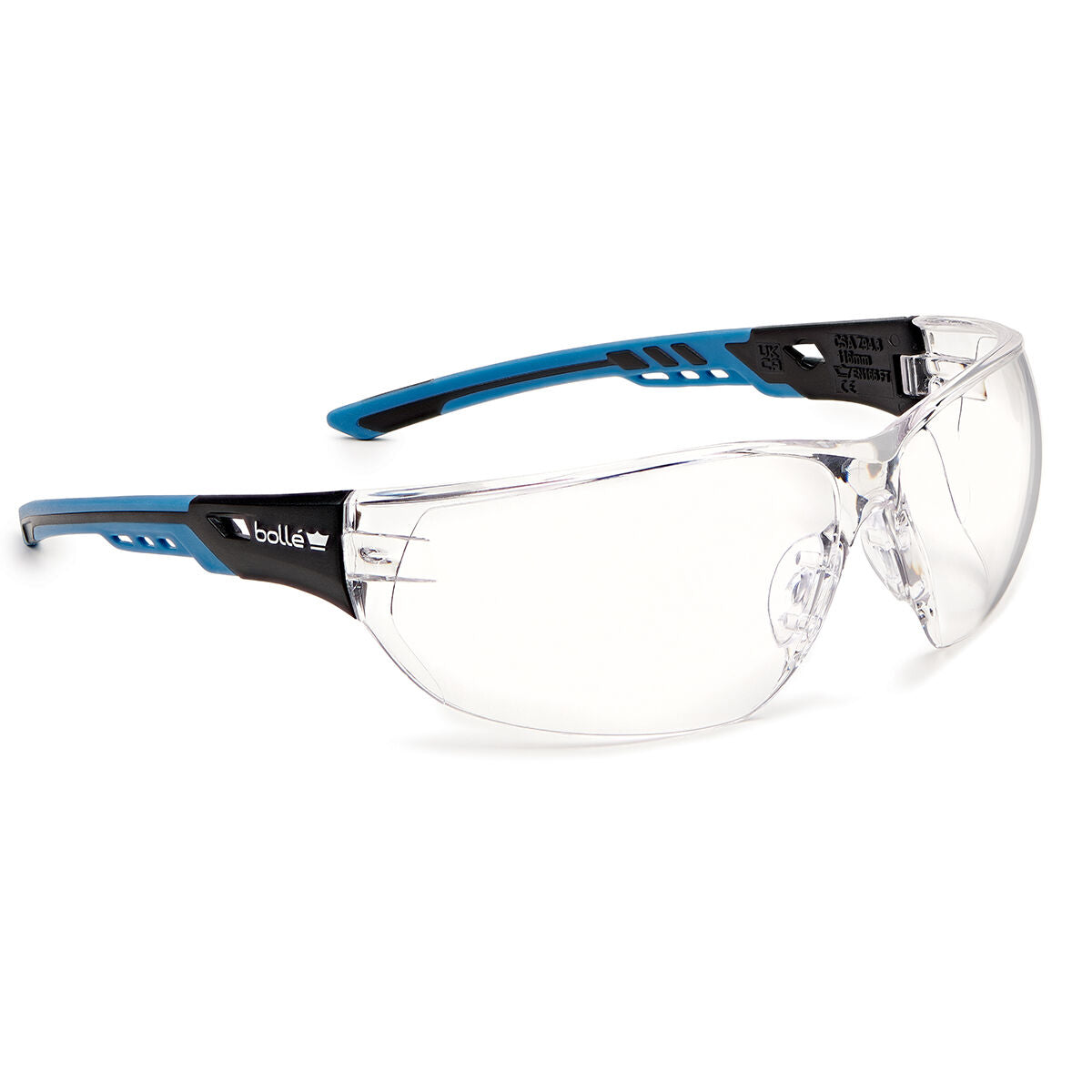 Bolle NESS+ Small Safety Glasses Clear Lens - NESPSN10E