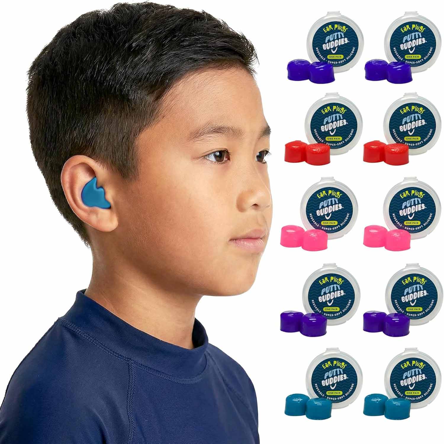 Putty Buddies Original Swimming Earplugs Assorted