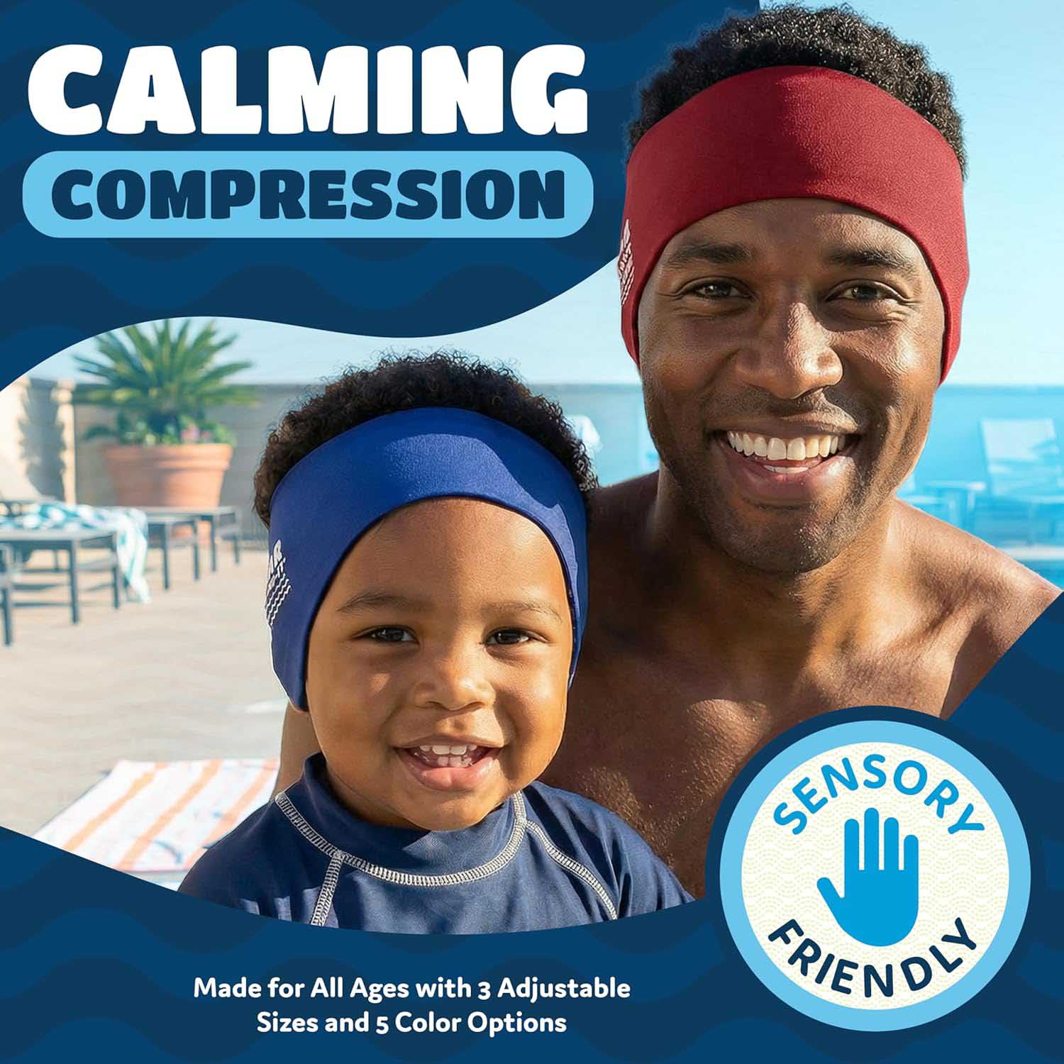 Ear Band-It Swimming Headband - Blue