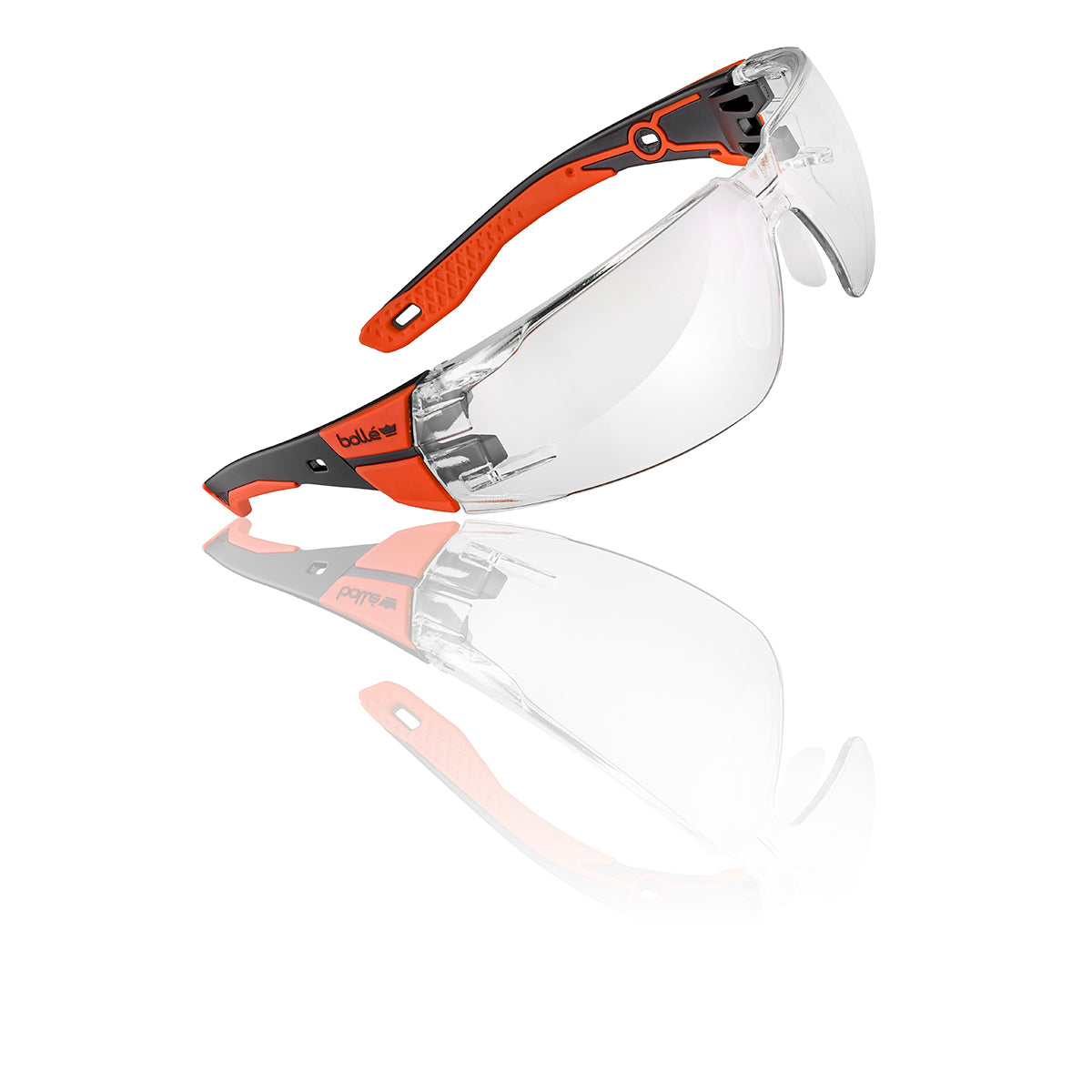 Bolle RUSH+ 2.0 Small Clear Safety Glasses RUSPSN11E