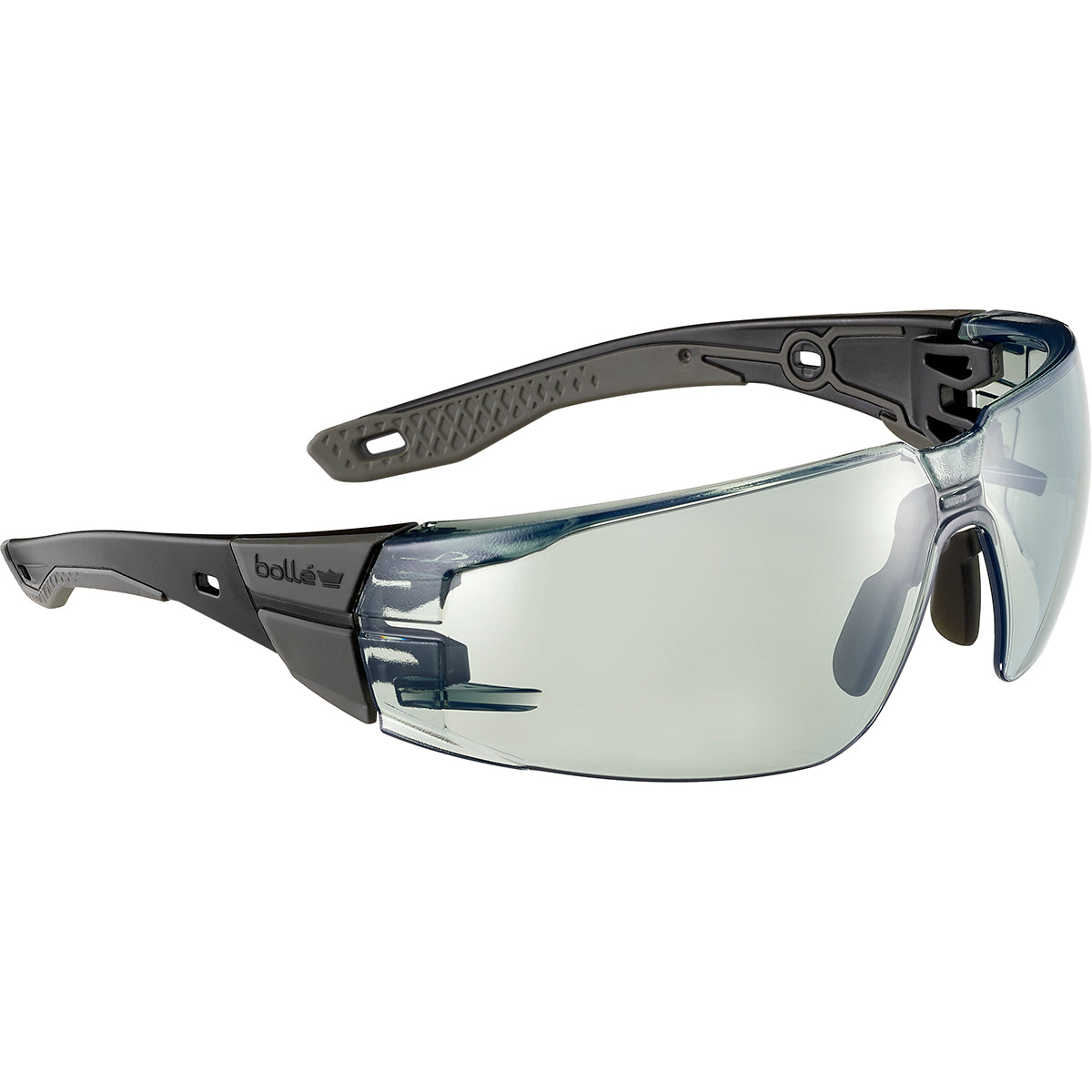 Bolle RUSH+ 2.0 Small Welding 1.7 Grey Safety Glasses with Black and Grey Frame RUSPSN80E