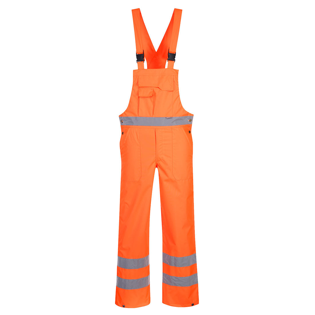 Portwest S388 Hi-Vis Breathable Rain Bib and Brace Orange