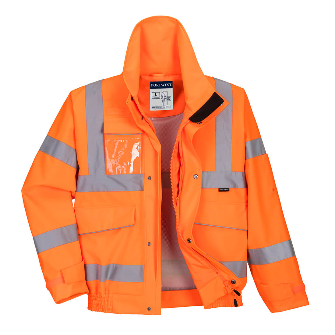 Portwest S591 Extreme Hi-Vis Rain Bomber Jacket - Orange