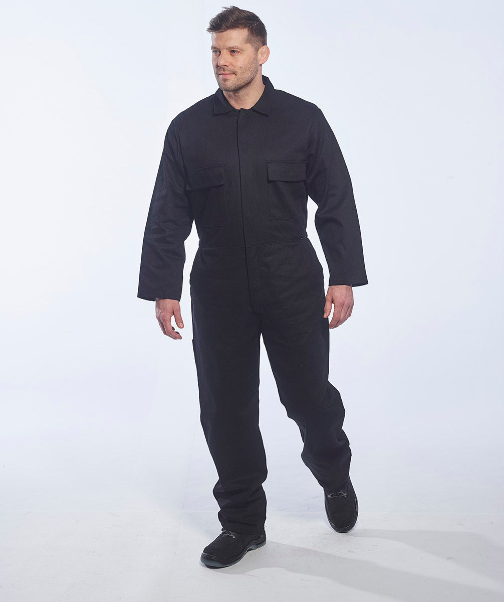 Portwest Euro Work Cotton Coverall Navy