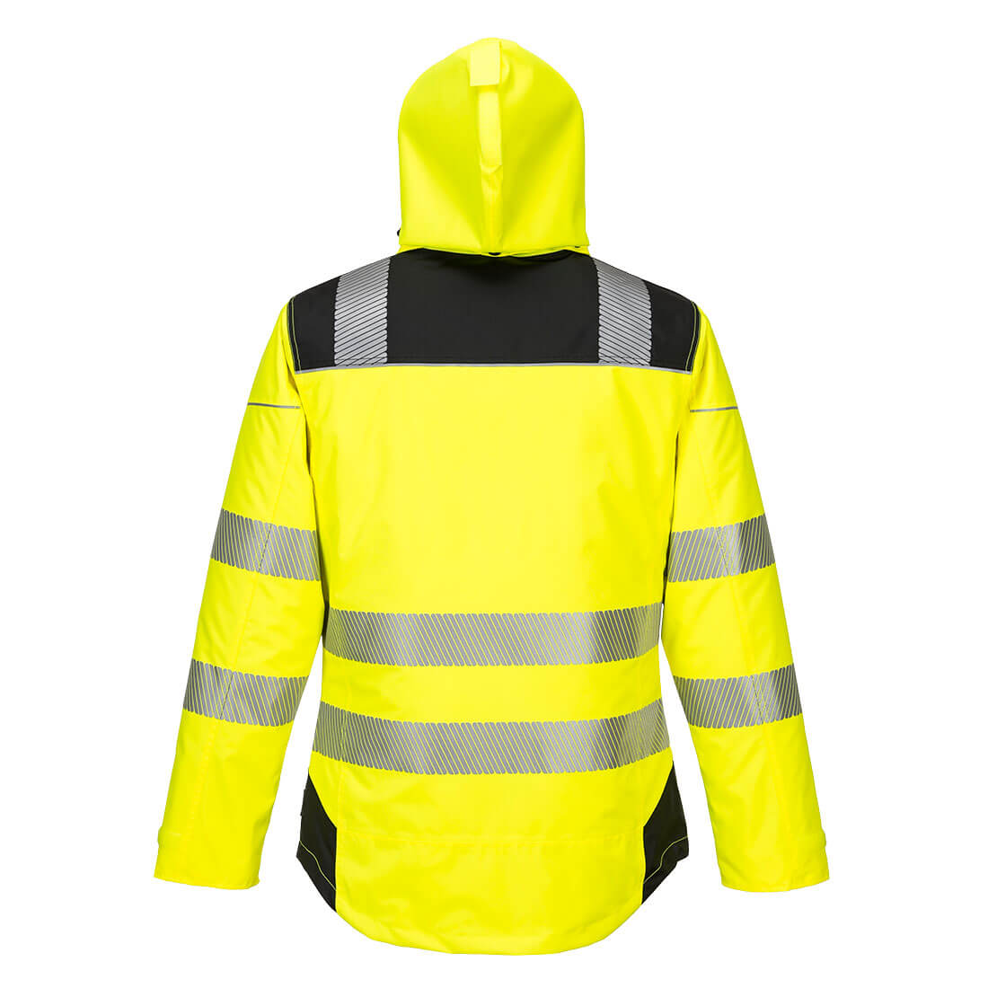 Portwest PW3 Hi-Vis Winter Jacket Yellow Black T400