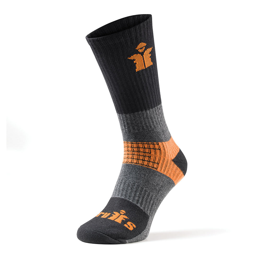 Scruffs Trade Socks Black 3pk Size 7 - 9.5_R