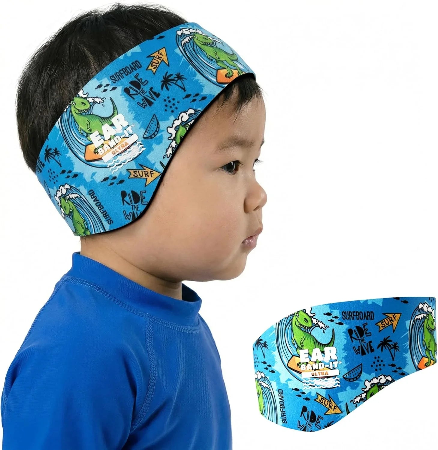 Ear Band it ultra swimming headband dino Small