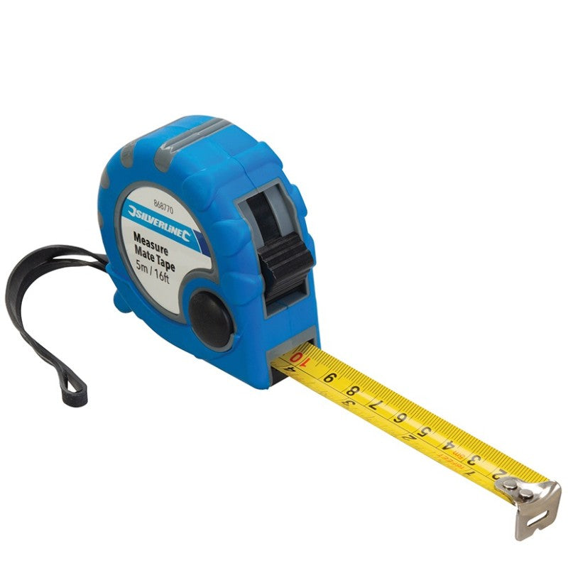 Silverline 868770 Measure Mate Tape 5m / 16ft x 19mm