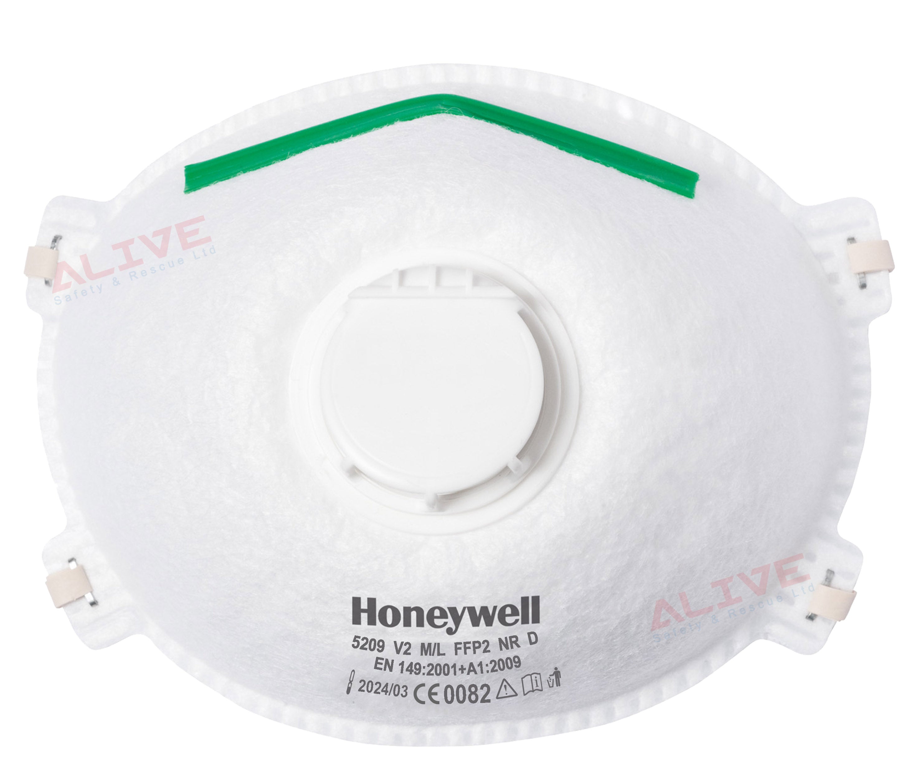 Honeywell 5209 V2 M/L FFP2 NR D Valved Mask - Box of 20