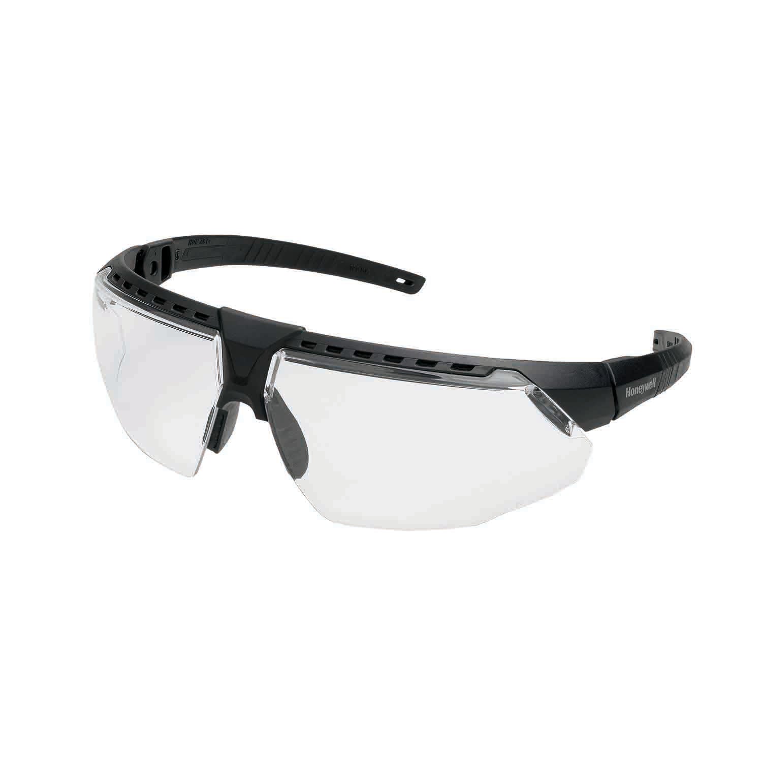 Honeywell AVATAR Safety Glasses Black Frame Clear Lens