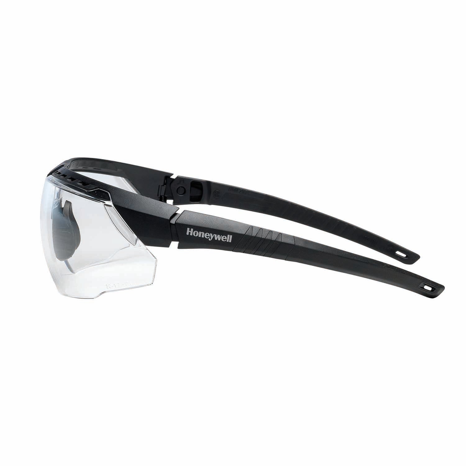 Honeywell 1034831 AVATAR Safety Glasses Black Frame Clear Lens