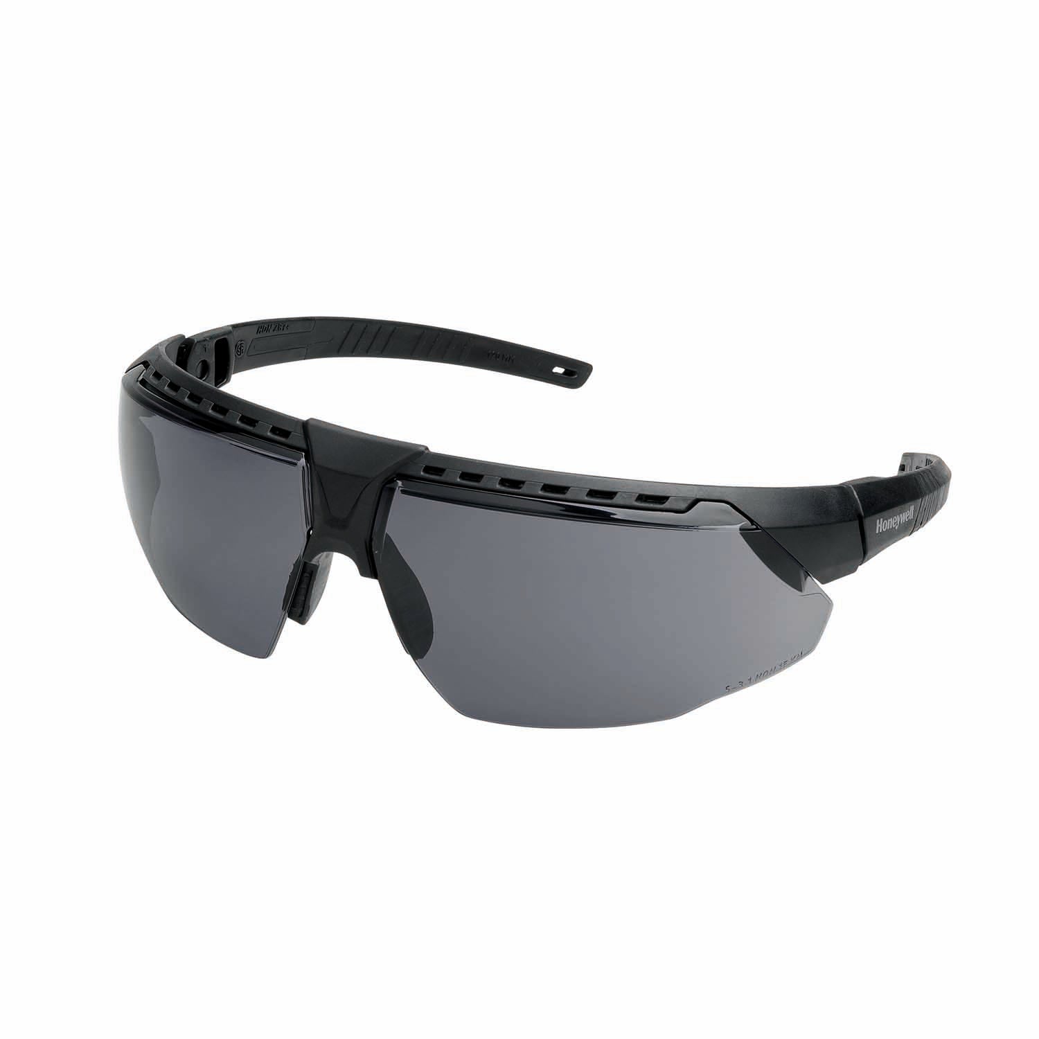 Honeywell AVATAR Safety Glasses Black Frame Grey Lens