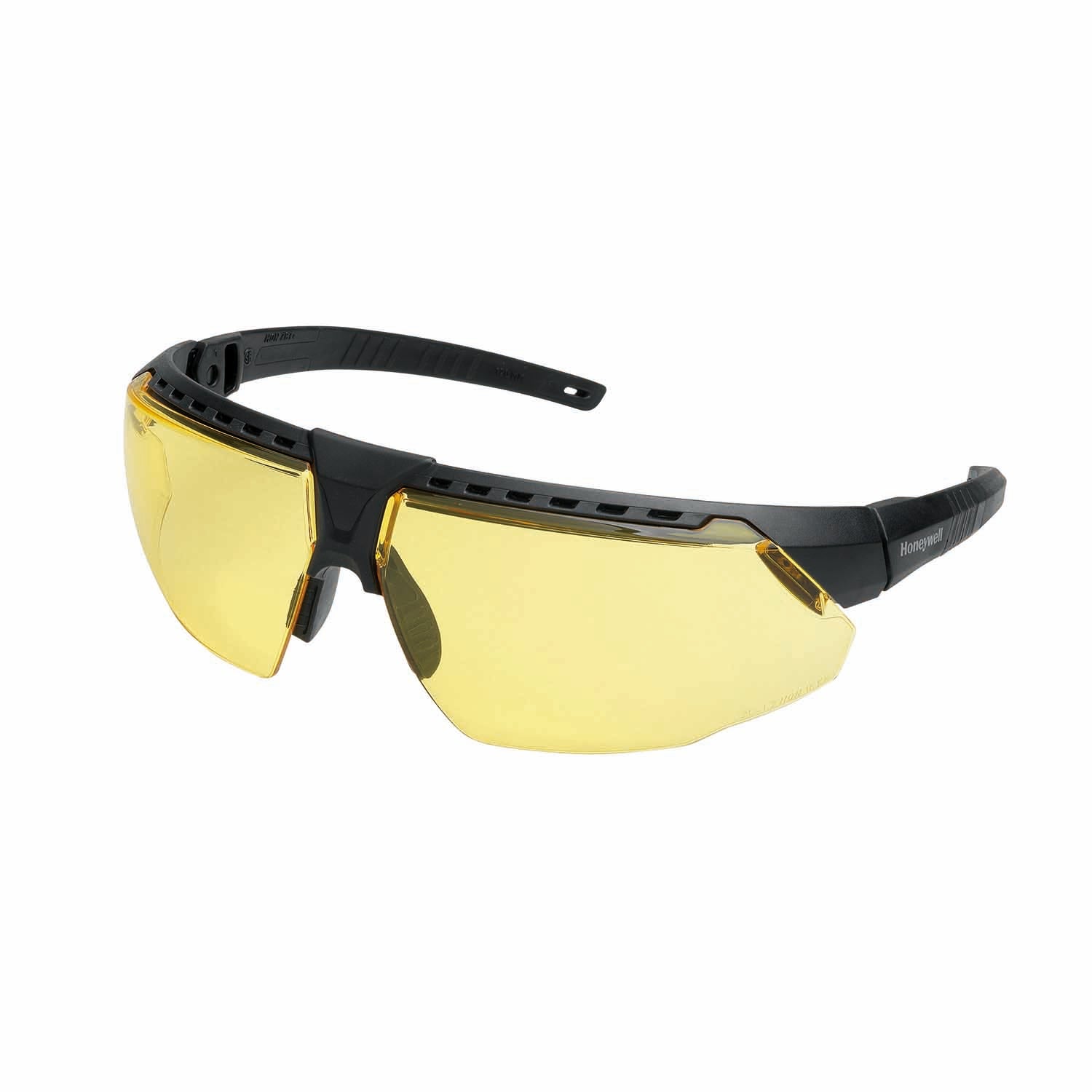 Honeywell AVATAR Safety Glasses Black Frame Amber Lens