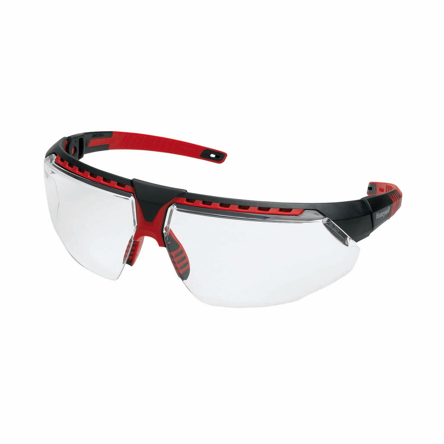Safety glasses Honeywell avatar black red frame clear lens