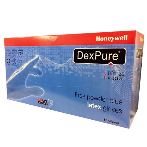 Honeywell DexPure 801-30 Free Powder Blue Latex Glove 