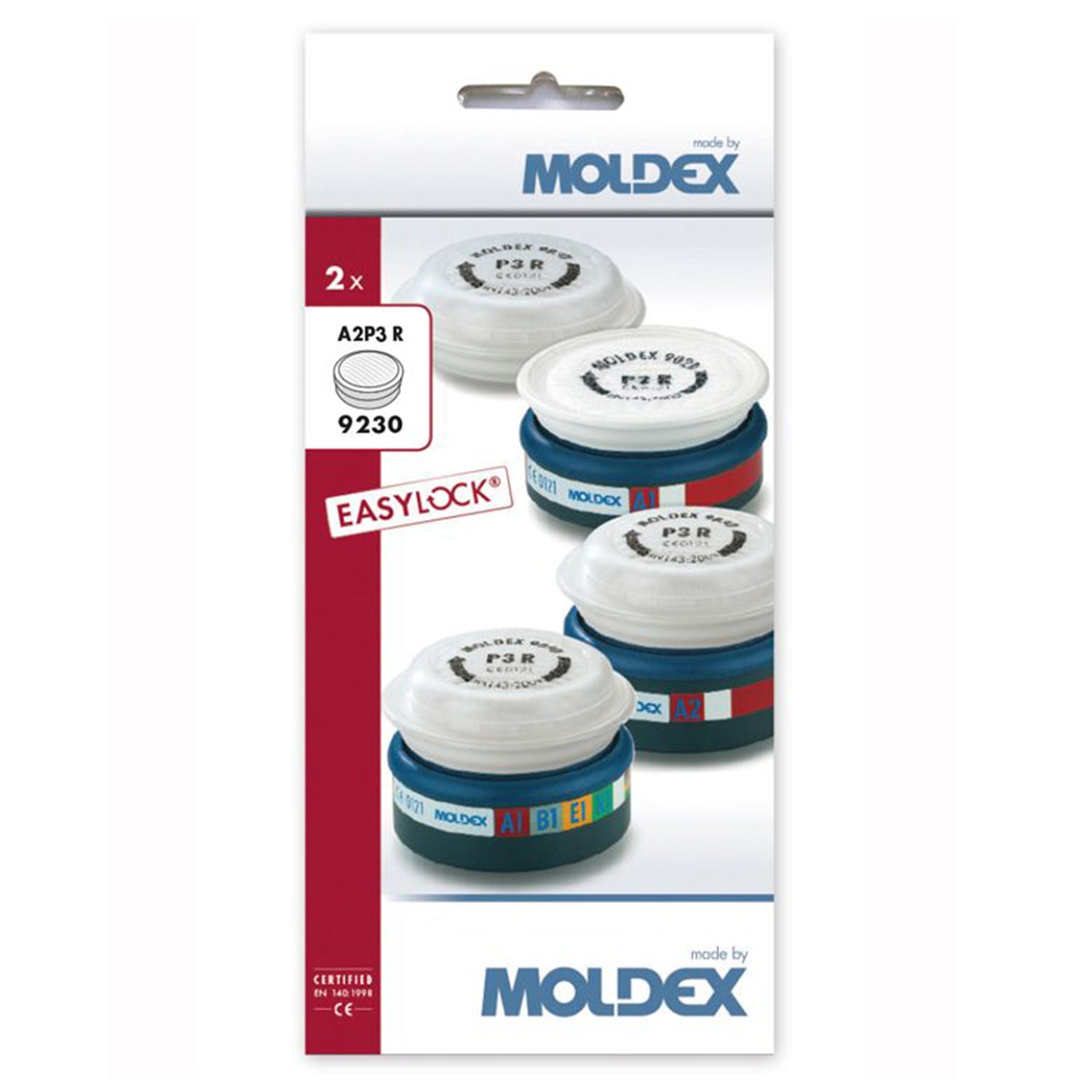 MOLDEX 9230 A2P3 R EasyLock Pre-assembled Filters