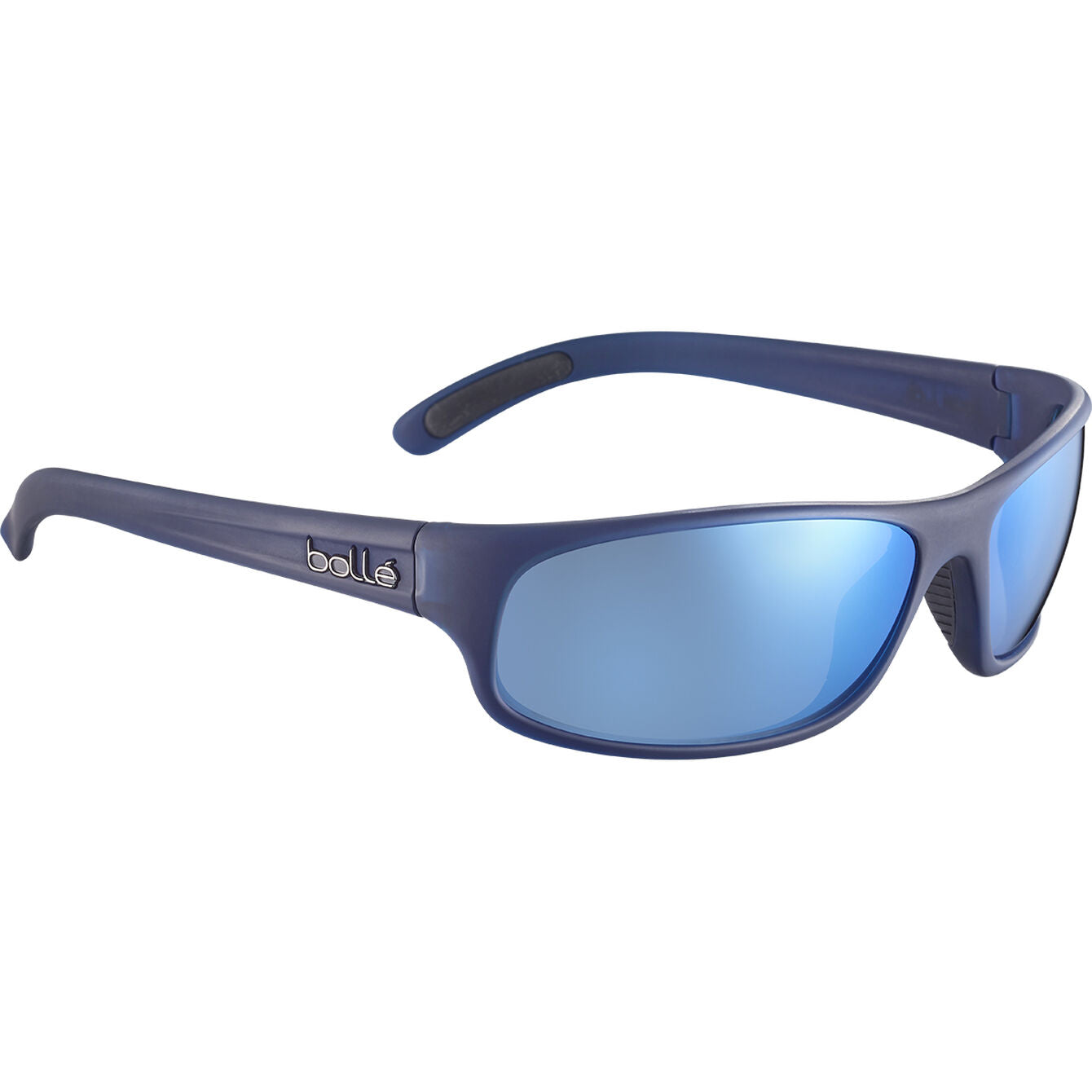 Bolle Anaconda 12446 Sunglasses - Mono Blue Matte - HD Polarized Offshore Blue 
