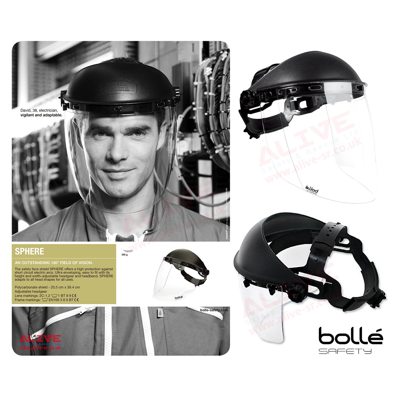 Bolle SPHERE Face shield 