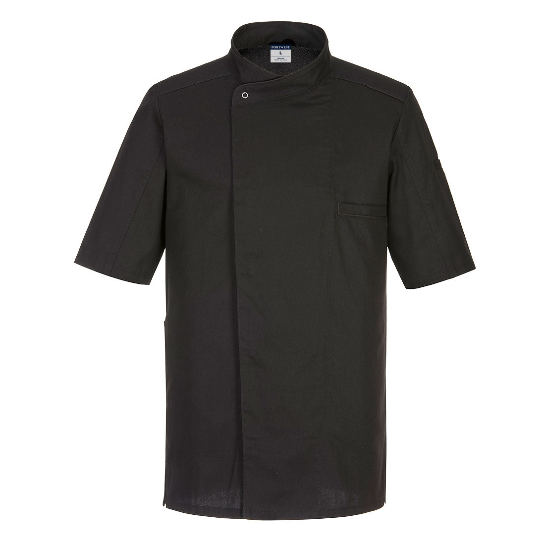 Portwest C735 Surrey Chefs Jacket S/S - Black