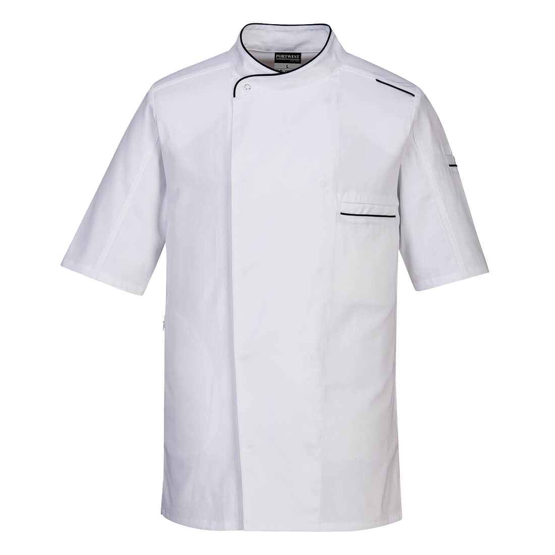 Portwest C735 Surrey Chefs Jacket S/S - White