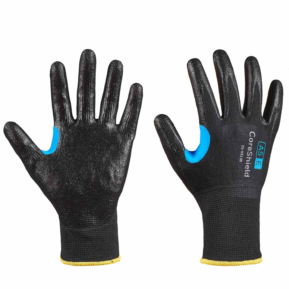 Honeywell CoreShield 25-0913B Smooth Nitrile Coating Cut Level A5/E Gloves