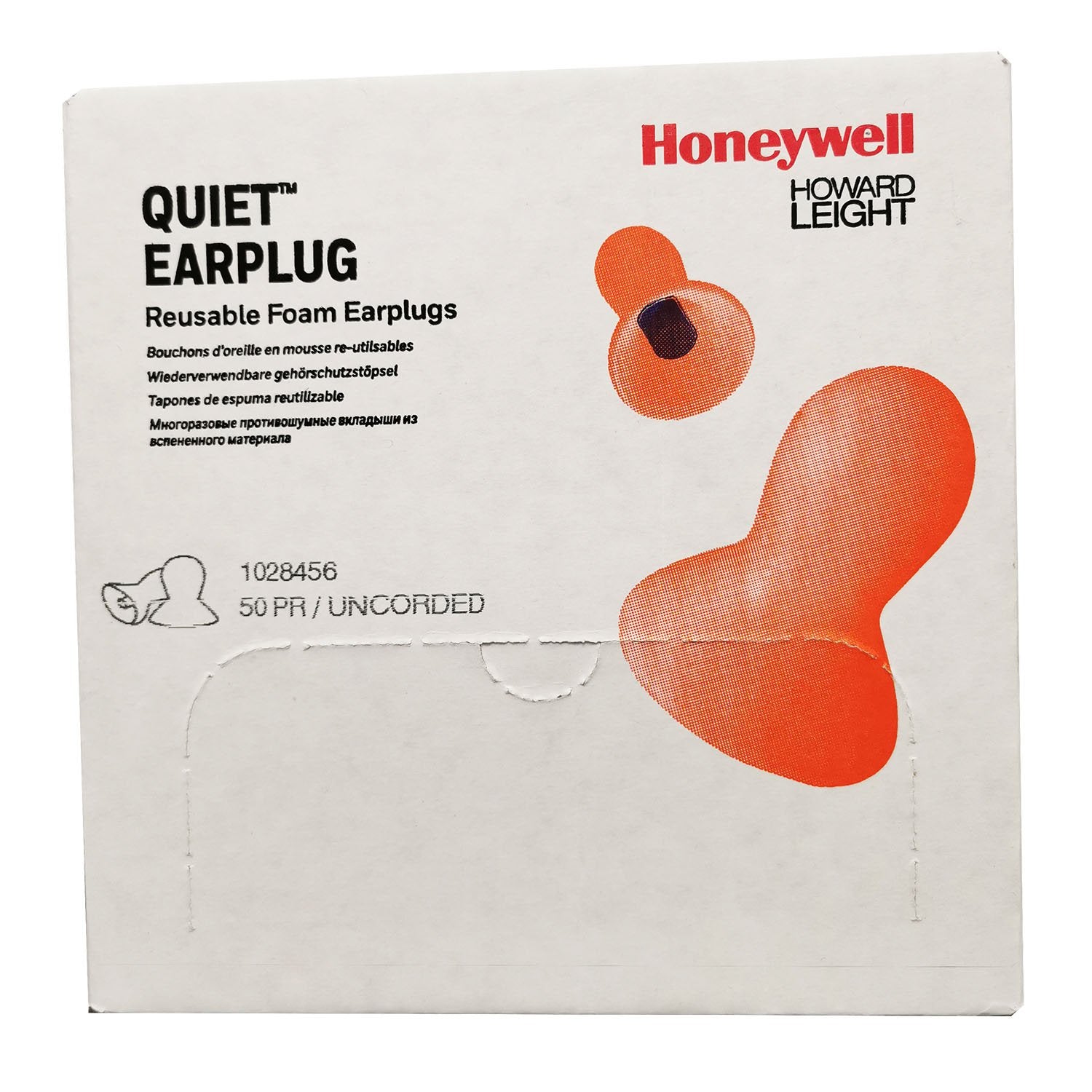 Honeywell Howard Leight Quiet Uncord Earplugs SNR 28 box