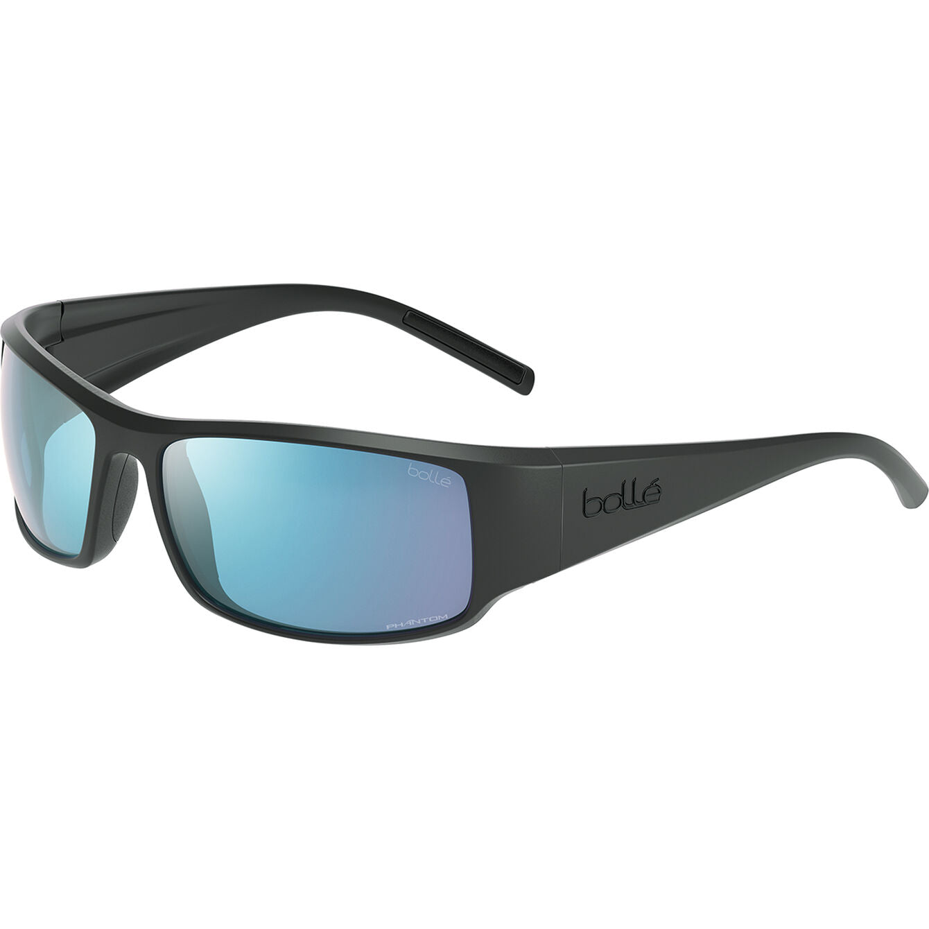 Bolle KING BS026007 Sunglasses - Full Black Matte - Phantom+ Polarized