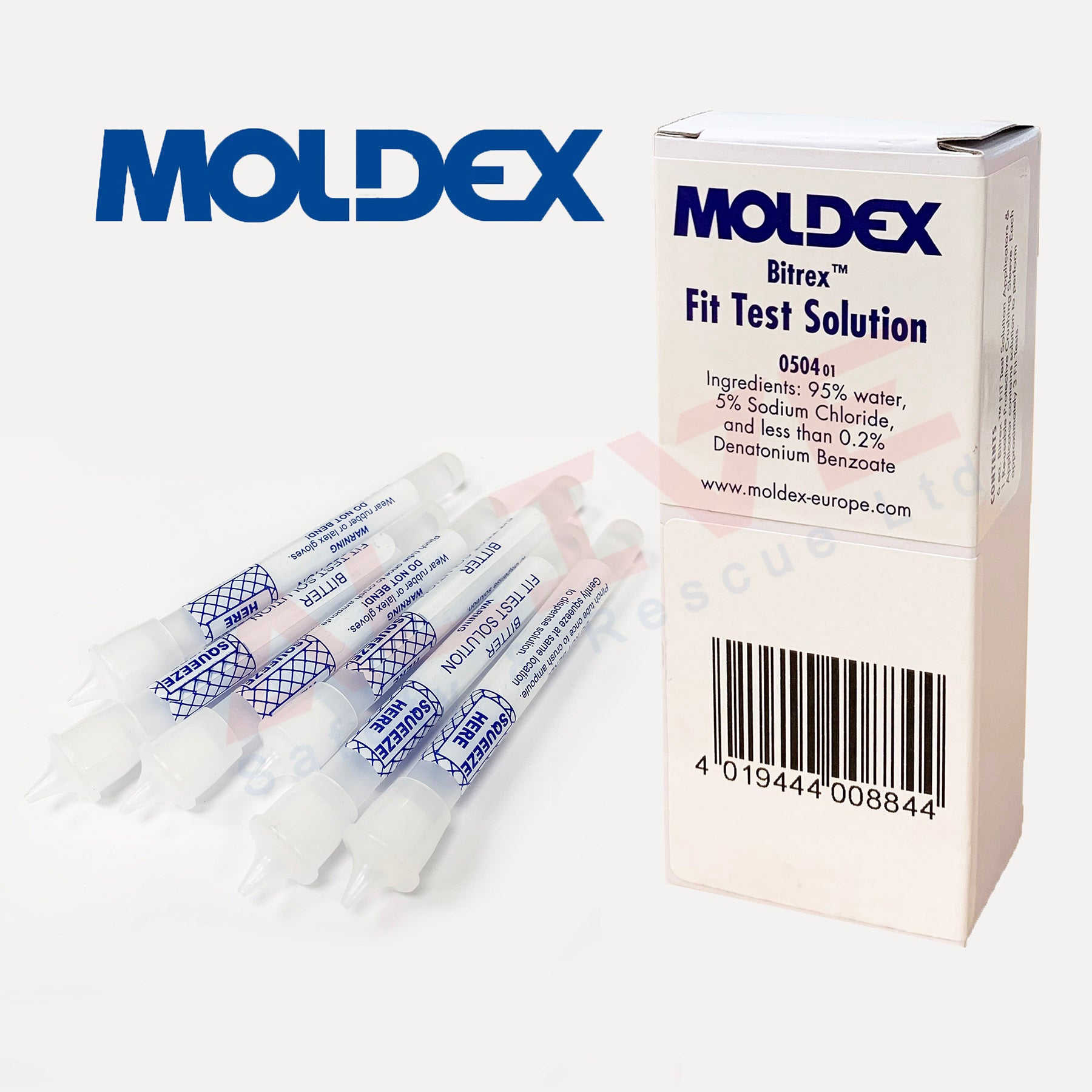 Moldex 0504 Bitrex Test Solution Ampoules 2.5ml