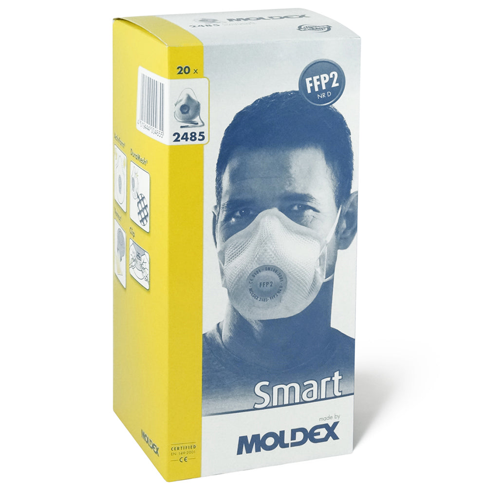 Moldex 2485 Smart FFP2 NR D Valved Mask Box of 20