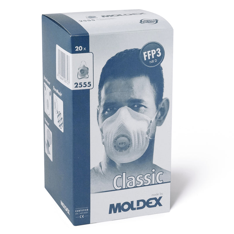 Moldex 2555 Classic FFP3 NR D Masks Box of 20