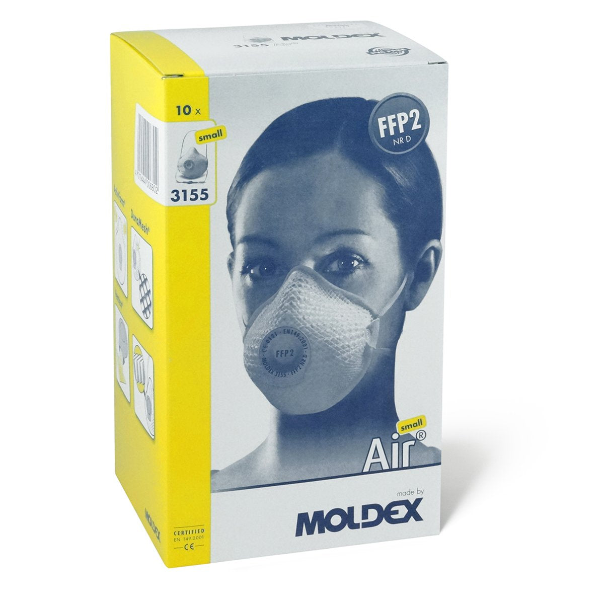 Moldex 3155 Air FFP2 NR D Masks Size Small 