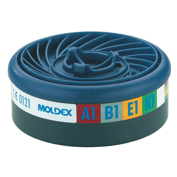 Moldex 9400 EasyLock A1B1E1K1 Gas Filters 1 Pair
