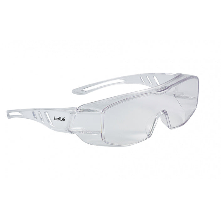 Bolle OVERLIGHT OTG Clear Safety Glasses - OVLITLPSI