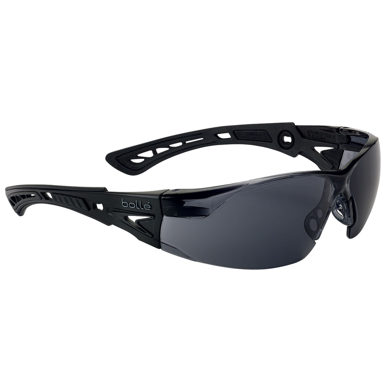 Bolle RUSH+ Small BSSI Smoke Lens Safety Glasses
