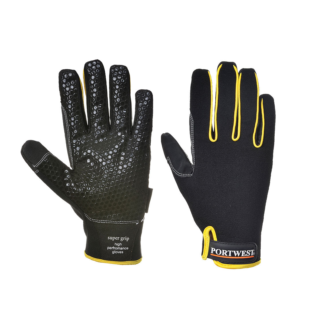 Portwest A730 Supergrip High Performance Glove - Black