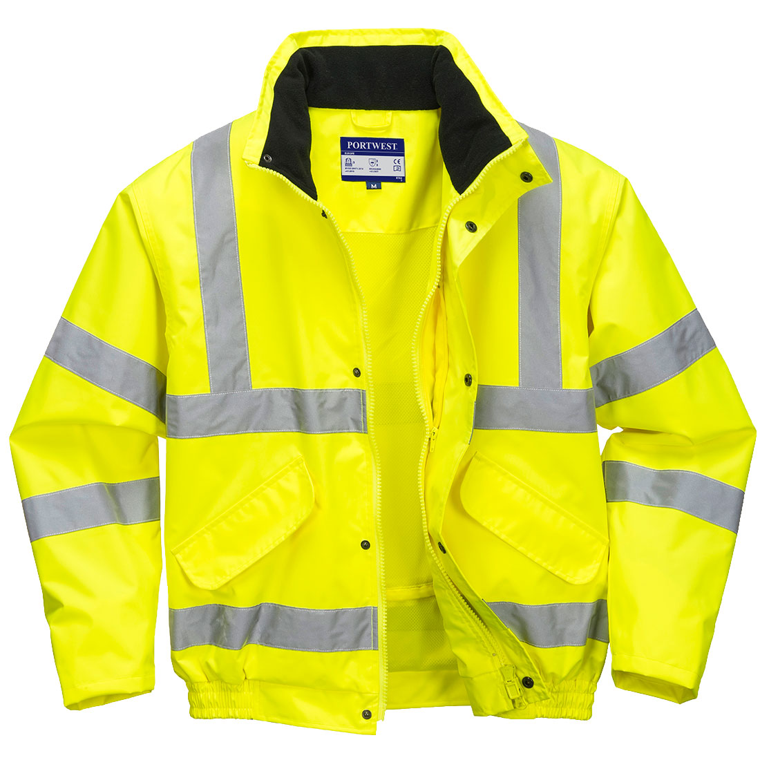 Portwest RT62 Hi-Vis Breathable Mesh Lined Jacket - Yellow