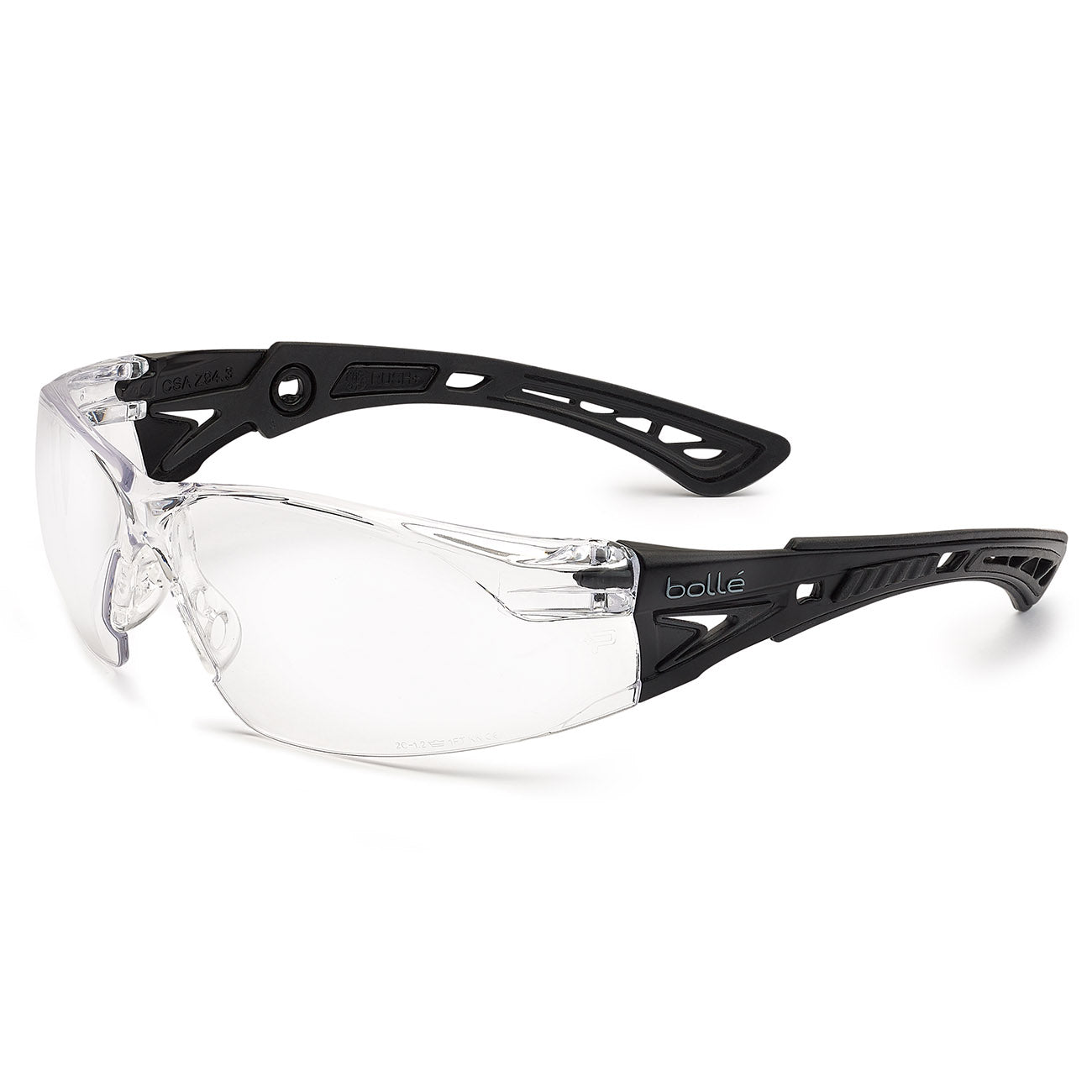 Bolle RUSH+ Small BSSI Clear Lens Safety Glasses