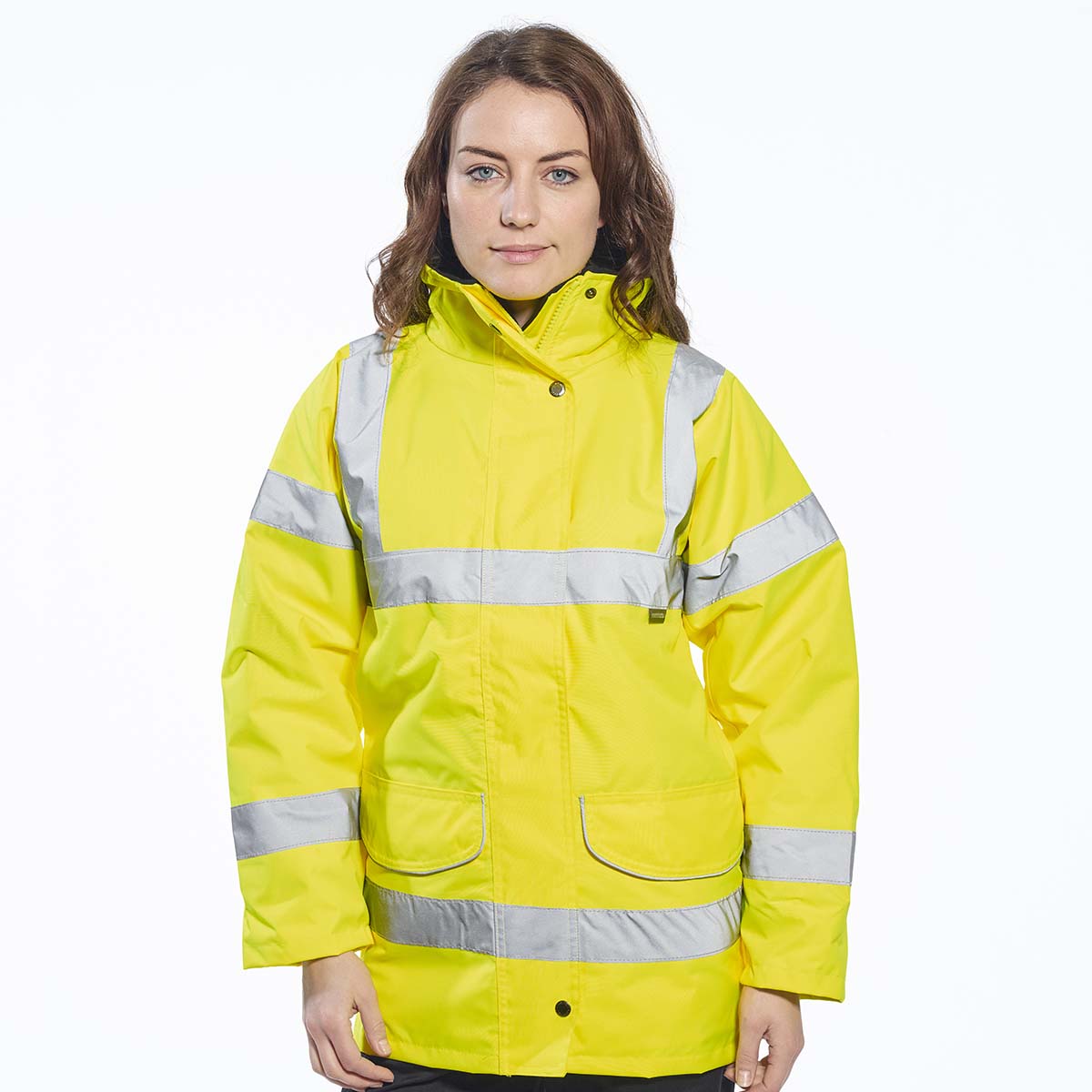 Portwest S360 Hi-Vis Women's Traffic Jacket Yellow 1