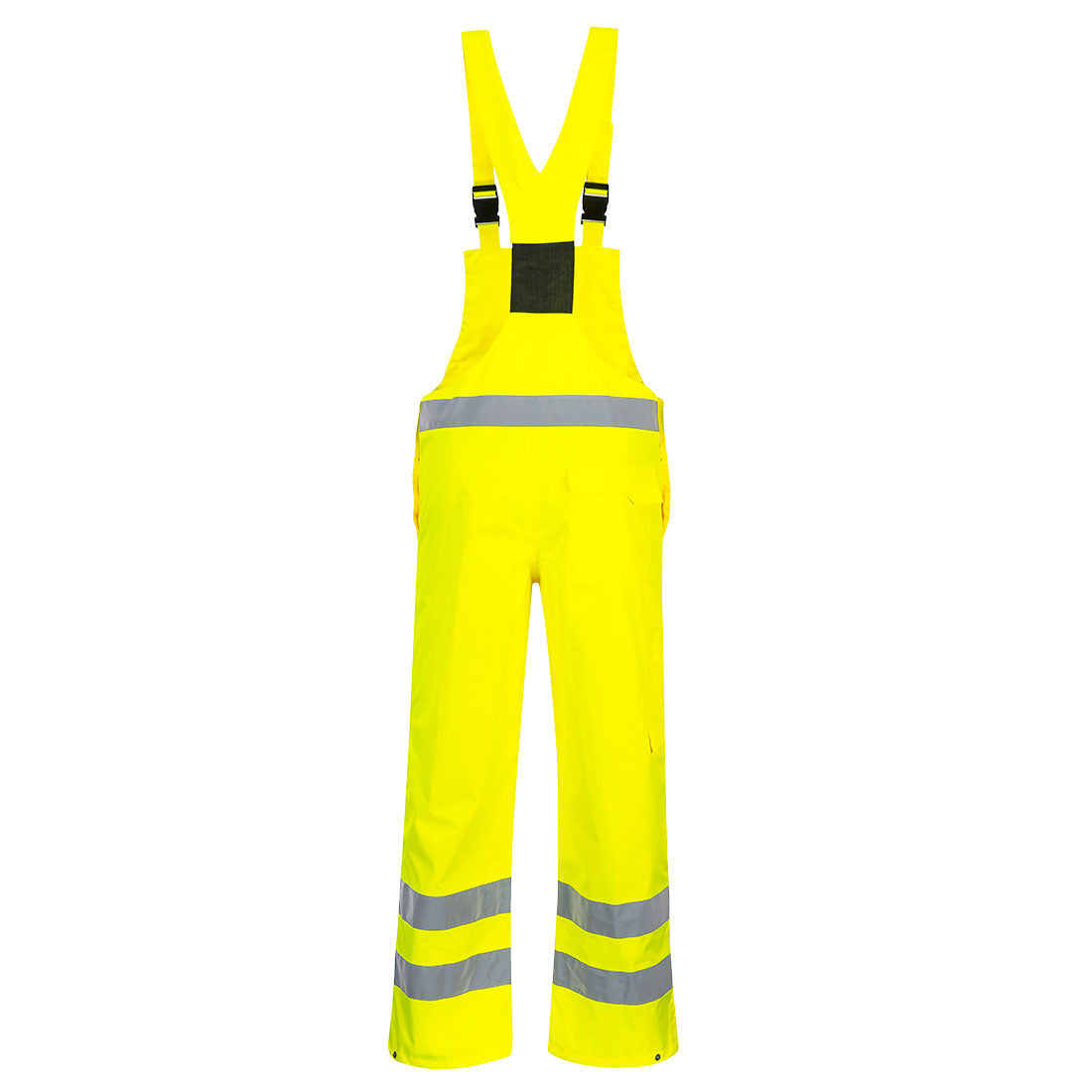 Portwest S388 Hi-Vis Breathable Rain Bib and Brace Yellow