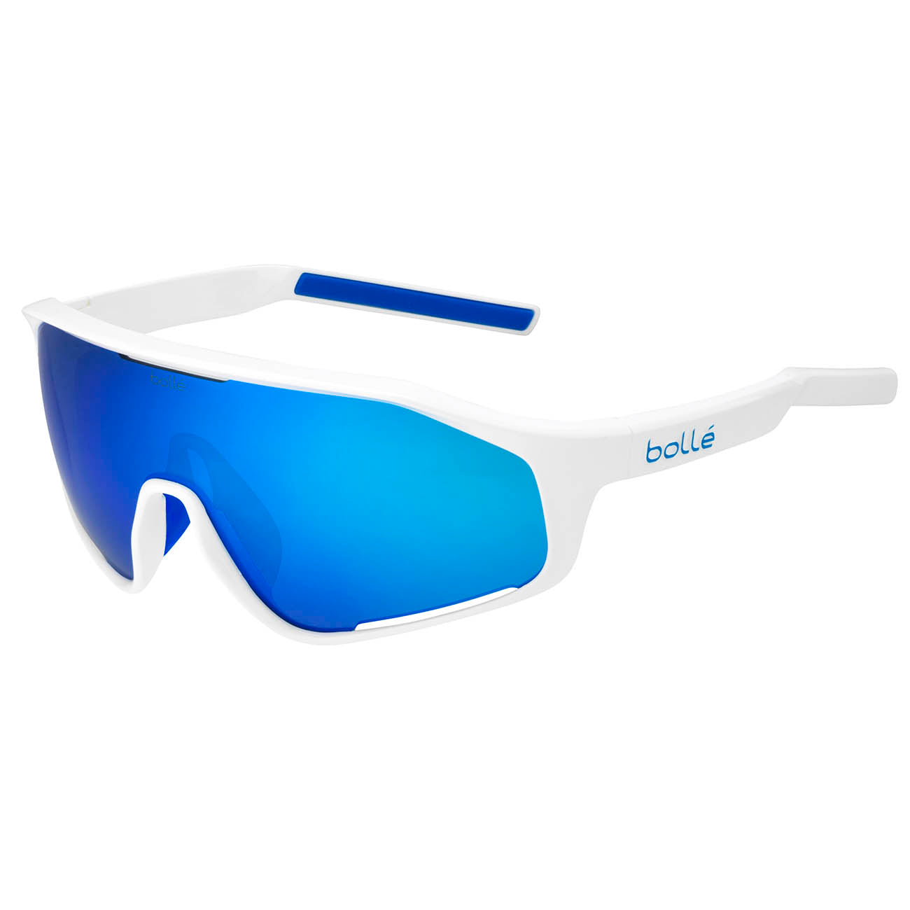 Bolle SHIFTER BS010006 Sunglasses - White Shiny - Brown Blue