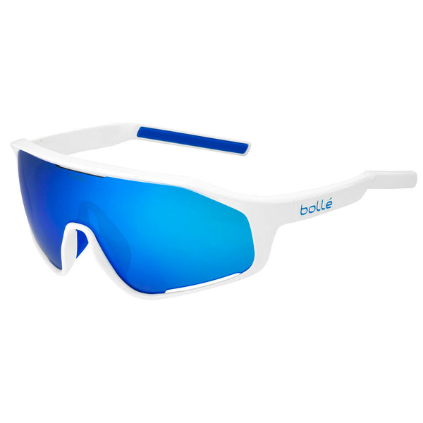 Bolle SHIFTER BS010006 Sunglasses - White Shiny - Brown Blue