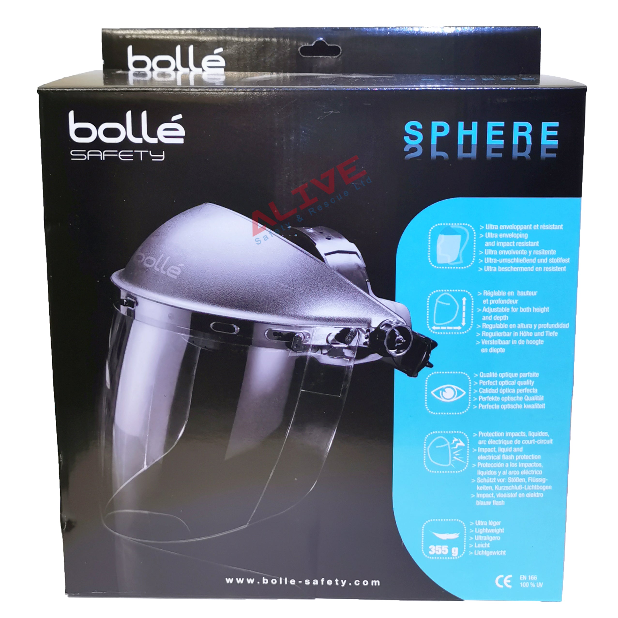 Bolle SPHERE Face shield - SPHERPI with package