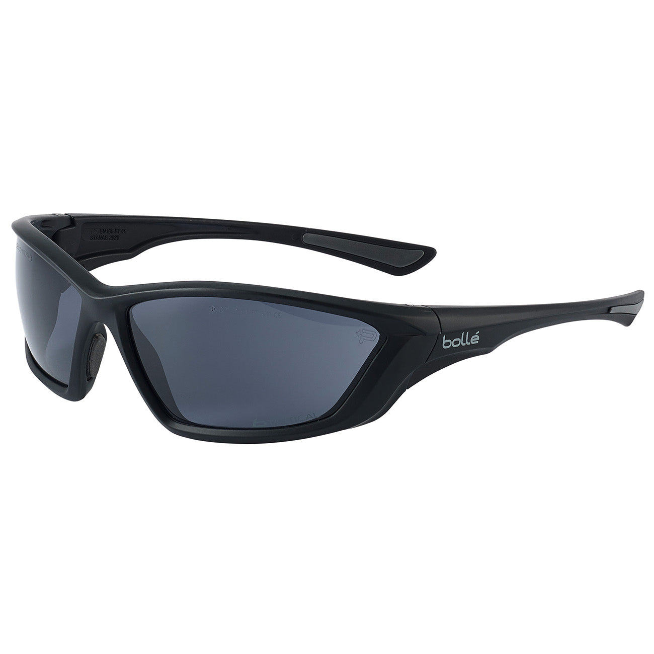 Bolle SWAT SWATPSF Tactical Ballistic Sunglasses with Smoke Lens