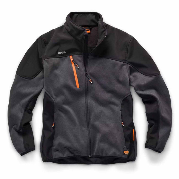 Scruffs Trade Tech Softshell Jacket Charcoal