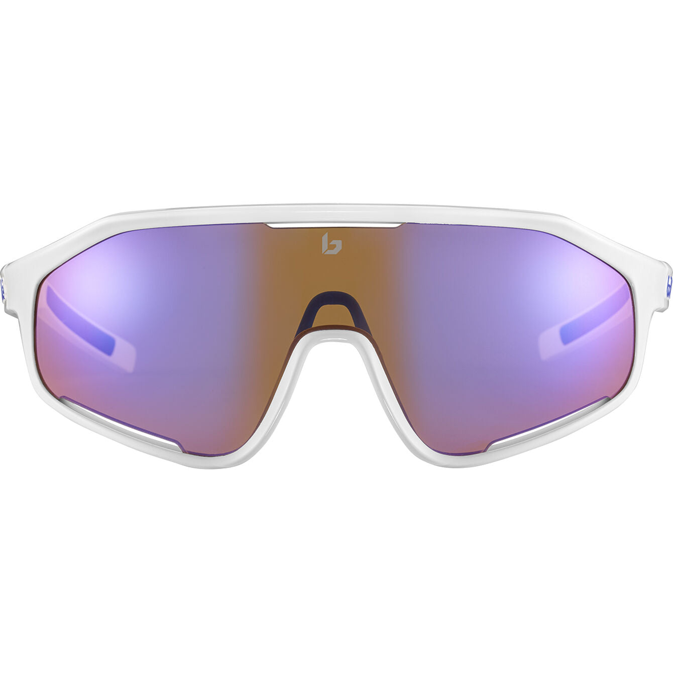 Bolle SHIFTER BS010006 Sunglasses - White Shiny - Brown Blue