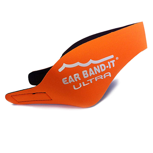 Ear Band-It Ultra Swimmer's Headband - Neon Orange