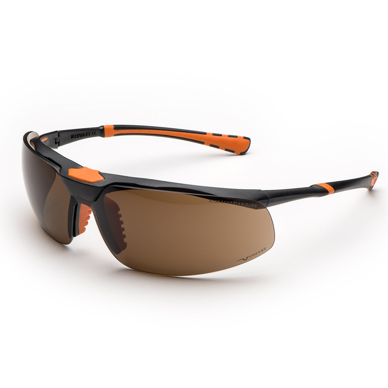 Univet 5X3 Solar Brown Safety Glasses