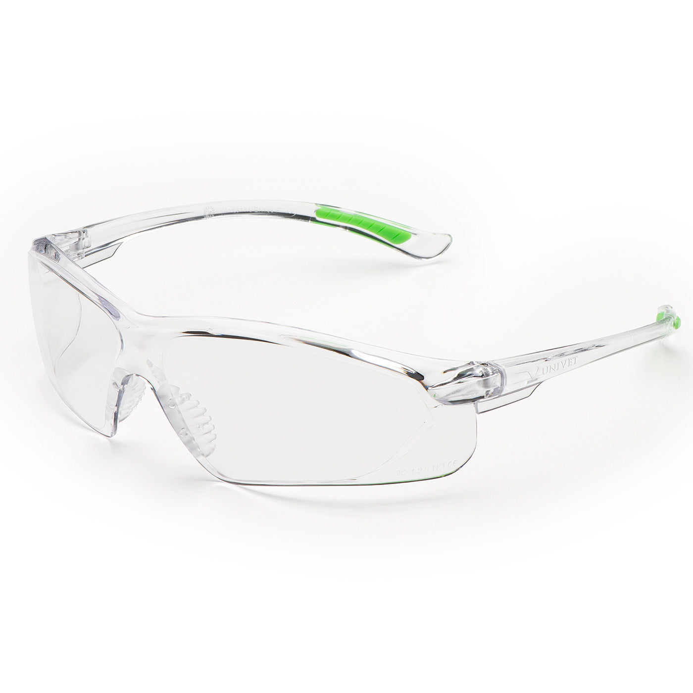 Univet 516 Clear Anti-Scratch Safety Glasses - 516.01.00.00
